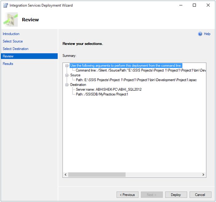 Deployment Models In SQL Server Integration Services (SSIS)